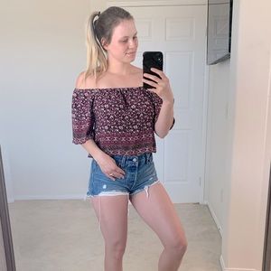 Off the shoulder top